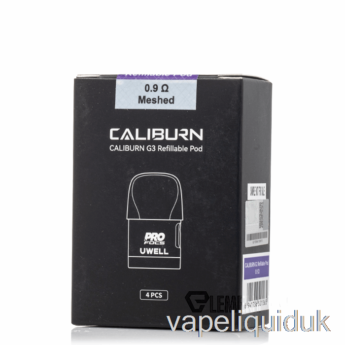 Uwell Caliburn G3 Replacement Pods 0.9ohm Caliburn G3 Pods Vape Juice
